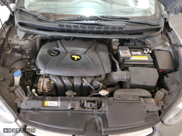 2013 Hyundai Elantra Limited PZEV with VIN 5NPDH4AE7DH432489, listed as a Copart auction lot 46464445 with 76,133 mi miles and Salvage Title. Bid and sale history available at carsss.com. Image 11.