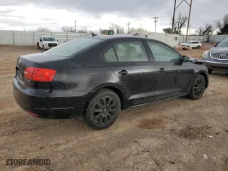 2014 Volkswagen Jetta Sedan SE with VIN 3VWD07AJ4EM222561, listed as a Copart auction lot 47554395 with 135,658 mi miles and Salvage Title. Bid and sale history available at carsss.com. Image 3.