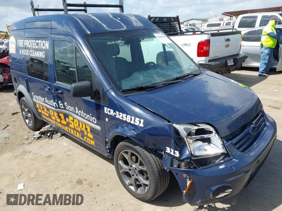 2011 Ford Transit Connect XLT with VIN NM0KS9BN8BT047873, listed as a IAAI auction lot 42446399 with 159,567 mi miles and . Bid and sale history available at DreamBid. Image 1.