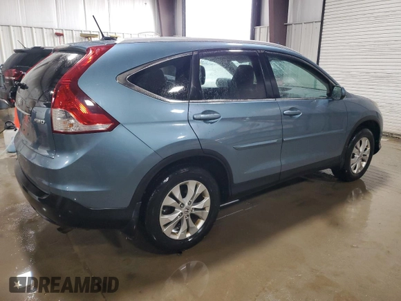 2013 Honda CR-V EX-L with VIN 5J6RM4H71DL033219, listed as a Copart auction lot 52602545 with 120,312 mi miles and Salvage Title. Bid and sale history available at carsss.com. Image 3.