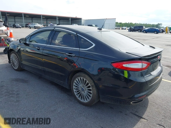 2016 Ford Fusion Titanium with VIN 3FA6P0K90GR179528, listed as a IAAI auction lot 42181213 with 230,264 mi miles. Bid and sale history available at carsss.com. Image 3.