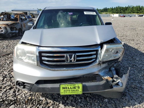 2012 Honda Pilot LX with VIN 5FNYF4H23CB005813, listed as a Copart auction lot 66602484 with Not Provided miles and Salvage Title. Bid and sale history available at carsss.com. Image 5.