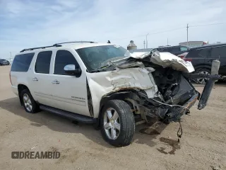 2010 Chevrolet Suburban LTZ with VIN 1GNUKKE39AR173515, listed as a Copart auction lot 48370555 with 0 mi miles and Salvage Title. Bid and sale history available at carsss.com. Image 4.