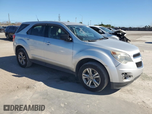 2011 Chevrolet Equinox LS with VIN 2GNALBEC8B1213612, listed as a Copart auction lot 49984505 with 121,951 mi miles and Salvage Title. Bid and sale history available at carsss.com. Image 4.