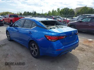 2024 Nissan Sentra SV with VIN 3N1AB8CV8RY280003, listed as a IAAI auction lot 40634571 with 3,371 mi miles and . Bid and sale history available at DreamBid. Image 3.