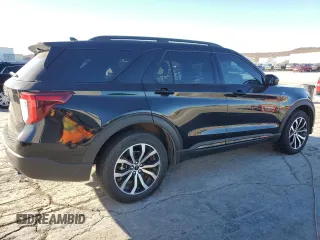 2022 Ford Explorer ST-Line with VIN 1FMSK8KHXNGB62720, listed as a Copart auction lot 82442754 with 61,346 mi miles and Salvage Title. Bid and sale history available at carsss.com. Image 3.