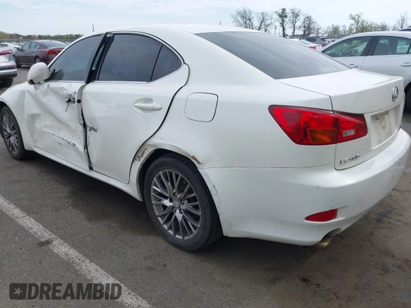 2006 Lexus IS 250 with VIN JTHCK262262007247, listed as a IAAI auction lot 42098013 with 148,221 mi miles and . Bid and sale history available at DreamBid. Image 3.
