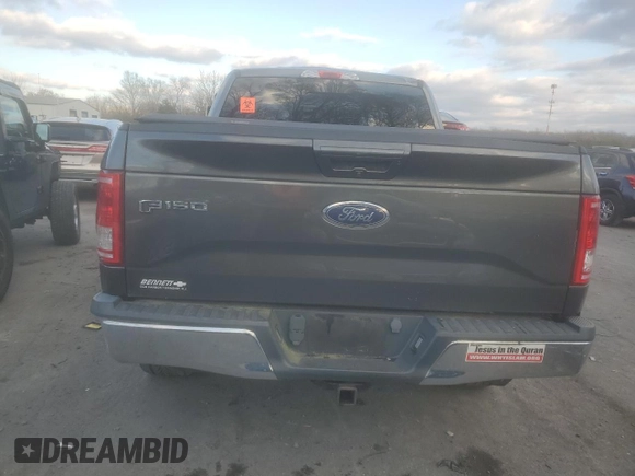 2017 Ford F-150 XL with VIN 1FTEW1EF3HFB11237, listed as a Copart auction lot 45629735 with Not provided miles and Salvage title. Bid and sale history available at DreamBid. Image 6.