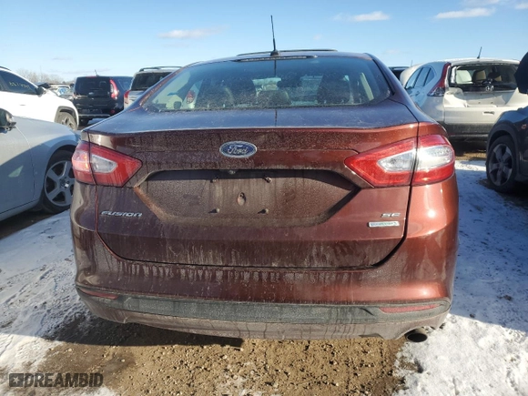 2016 Ford Fusion SE with VIN 3FA6P0HD3GR113244, listed as a Copart auction lot 87873585 with 136,442 mi miles and Salvage Title. Bid and sale history available at carsss.com. Image 6.