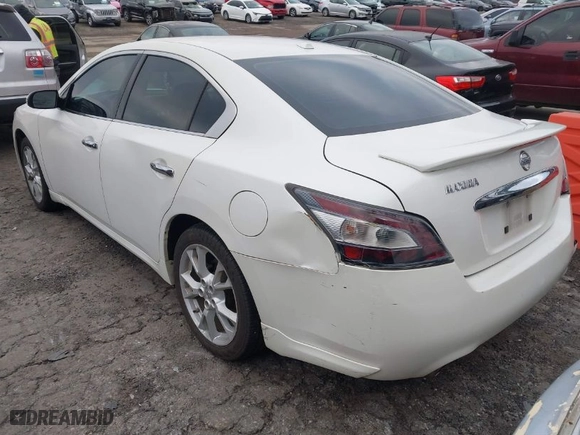 2014 Nissan Maxima 3.5 SV with VIN 1N4AA5AP7EC451237, listed as a IAAI auction lot 41629972 with 154818 miles. Bid and sale history available at carsss.com. Image 3.