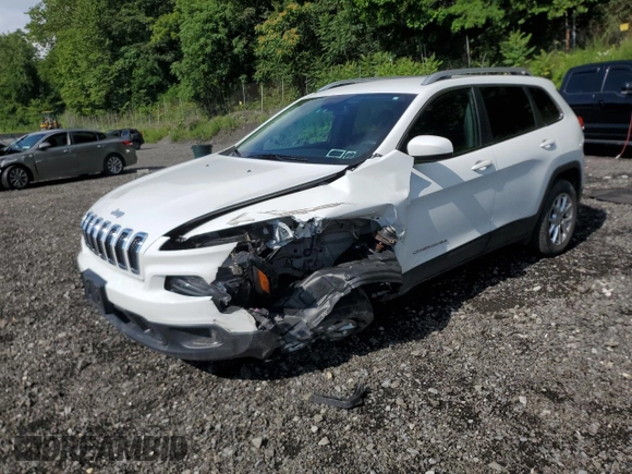 2017 Jeep Cherokee Latitude with VIN 1C4PJMCS8HW659923, listed as a Copart auction lot 64478185 with 118,169 mi miles and Salvage title. Bid and sale history available at DreamBid. Image 1.