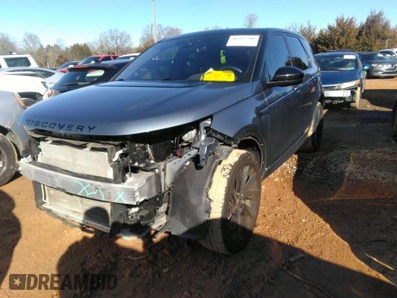2020 Land Rover Discovery Sport S R-Dynamic with VIN SALCT2FX9LH879629, listed as a IAAI auction lot 41257748 with 52,931 mi miles. Bid and sale history available at carsss.com. Image 2.
