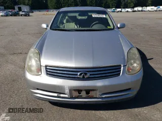 2003 Infiniti G35 w/Leather z VIN JNKCV51E63M321042, wystawiony jako Copart lot #57238535 z przebiegiem 157 847 mil mil oraz Czysty tytuł • Clean title. Historia ofert i sprzedaży dostępna na DreamBid. Obrazek 5.
