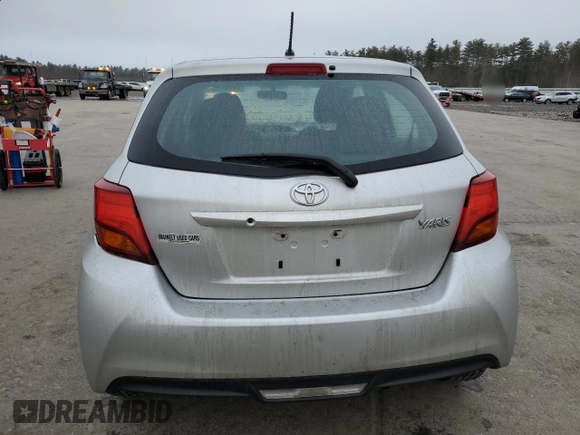 2015 Toyota Yaris L with VIN VNKKTUD34FA032990, listed as a Copart auction lot 48032955 with 65,069 mi miles and Salvage Title. Bid and sale history available at DreamBid. Image 6.