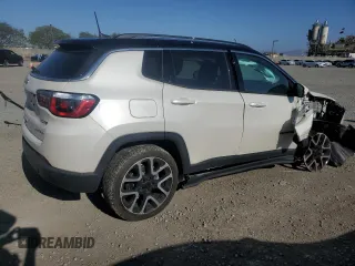 2018 Jeep Compass Limited z VIN 3C4NJDCBXJT492015, wystawiony jako Copart lot #55117955 z przebiegiem 91 210 mil mil oraz Szkoda całkowita • Salvage title. Historia ofert i sprzedaży dostępna na DreamBid. Obrazek 3.
