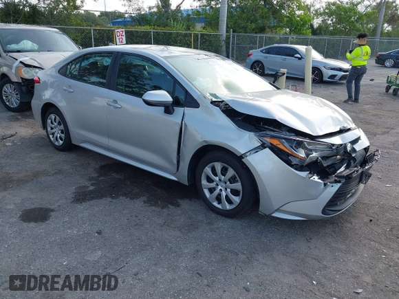 2024 Toyota Corolla LE with VIN 5YFB4MDE7RP118737, listed as a IAAI auction lot 42376711 with 35,865 mi miles and . Bid and sale history available at DreamBid. Image 1.
