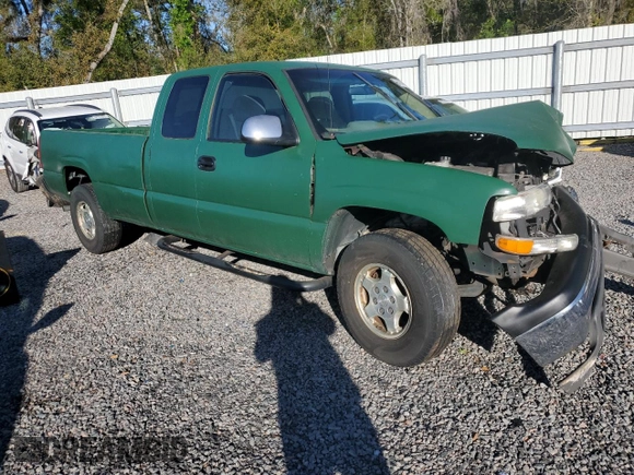 2001 Chevrolet Silverado 1500 LS with VIN 1GCEC19V01E169893, listed as a Copart auction lot 48826955 with 147,722 mi miles and Salvage Title. Bid and sale history available at DreamBid. Image 4.