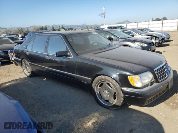 1999 Mercedes-Benz S-Class with VIN WDBGA51G1XA424990, listed as a Copart auction lot 89411825 with 160,021 mi miles and Salvage Title. Bid and sale history available at carsss.com. Image 4.