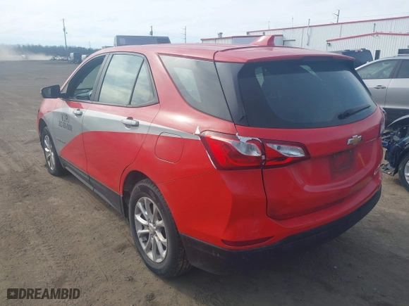 2020 Chevrolet Equinox LS with VIN 3GNAXSEV6LS576955, listed as a IAAI auction lot 41476217 with 152,248 mi miles. Bid and sale history available at carsss.com. Image 3.