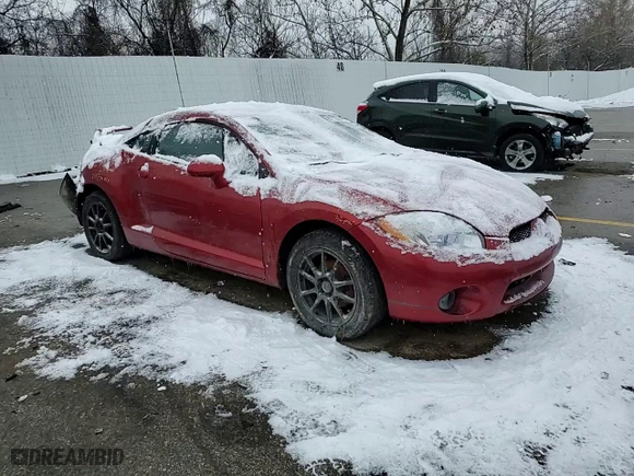 2008 Mitsubishi Eclipse GS with VIN 4A3AK64F58E032633, listed as a Copart auction lot 82773624 with 0 mi miles and Salvage Title. Bid and sale history available at carsss.com. Image 11.
