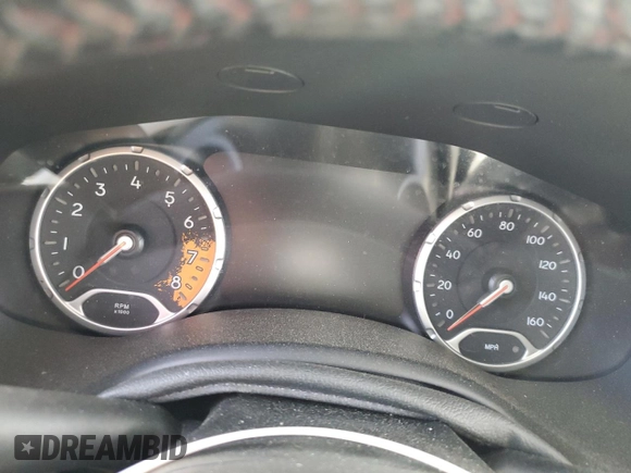 2018 Jeep Renegade Trailhawk with VIN ZACCJBCB0JPH15701, listed as a Copart auction lot 57450485 with Not provided miles and Salvage title. Bid and sale history available at DreamBid. Image 9.