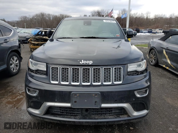 2015 Jeep Grand Cherokee Summit with VIN 1C4RJFJT1FC628057, listed as a Copart auction lot 42918075 with 218,992 mi miles and Clean Title. Bid and sale history available at carsss.com. Image 5.