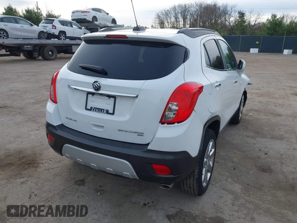 2016 Buick Encore Leather with VIN KL4CJGSB7GB612691, listed as a IAAI auction lot 40816773 with 49,278 mi miles and . Bid and sale history available at DreamBid. Image 4.