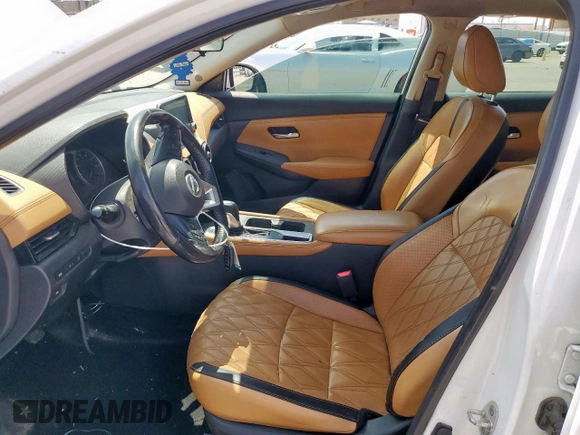 2021 Nissan Sentra SV with VIN 3N1AB8CV8MY324736, listed as a Copart auction lot 59736685 with 139,372 mi miles and Salvage title. Bid and sale history available at DreamBid. Image 7.