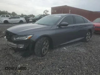 2018 Honda Accord EX-L with VIN 1HGCV1F5XJA055799, listed as a Copart auction lot 59279385 with 85,567 mi miles and Salvage title. Bid and sale history available at DreamBid. Image 1.