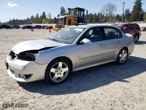2006 Chevrolet Malibu SS with VIN 1G1ZW53186F178860, listed as a Copart auction lot 53158215 with 177,893 mi miles and Salvage Title. Bid and sale history available at carsss.com. Image 1.