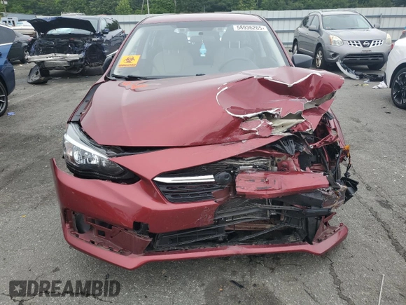 2021 Subaru Impreza with VIN 4S3GTAB63M3701102, listed as a Copart auction lot 59528055 with Not provided miles and Salvage title. Bid and sale history available at DreamBid. Image 5.