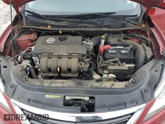 2014 Nissan Sentra SV with VIN 3N1AB7AP4EY284560, listed as a Copart auction lot 53787125 with 121,143 mi miles and Salvage Title. Bid and sale history available at DreamBid. Image 11.