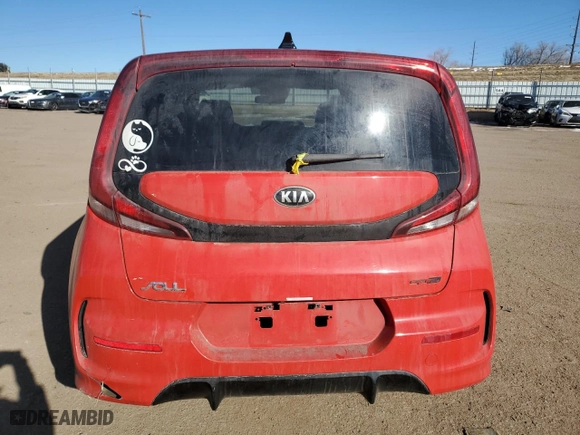 2020 Kia Soul GT-Line with VIN KNDJ63AU5L7081661, listed as a Copart auction lot 88968445 with 55,640 mi miles and Salvage Title. Bid and sale history available at carsss.com. Image 6.