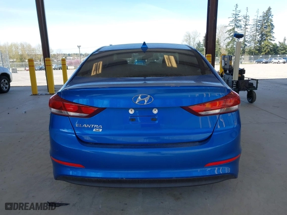 2017 Hyundai Elantra SE with VIN KMHD74LF5HU095093, listed as a IAAI auction lot 41957451 with 75,760 mi miles. Bid and sale history available at carsss.com. Image 17.