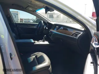 2015 Hyundai Genesis 3.8L with VIN KMHGN4JE4FU075055, listed as a IAAI auction lot 41678074 with 126,229 mi miles. Bid and sale history available at carsss.com. Image 5.