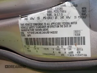 2006 Ford Explorer XLT с VIN 1FMEU63E36UB14222, выставлен на аукционе IAAI как лот 42738591 с пробегом 163 319 миль миль и . История ставок и продаж доступна на DreamBid. Изображение 9.