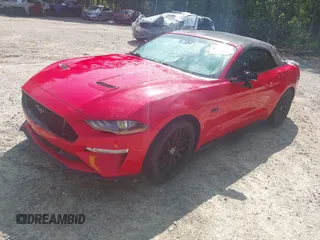 2019 Ford Mustang GT Premium with VIN 1FATP8FF7K5204955, listed as a IAAI auction lot 42190868 with 38,189 mi miles and . Bid and sale history available at DreamBid. Image 2.