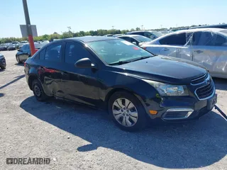 2015 Chevrolet Cruze LS with VIN 1G1PA5SH4F7145689, listed as a IAAI auction lot 41791381 with 100,443 mi miles. Bid and sale history available at carsss.com. Image 1.