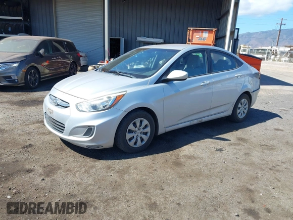 2016 Hyundai Accent SE with VIN KMHCT4AE1GU021377, listed as a IAAI auction lot 40587822 with 72,297 mi miles and . Bid and sale history available at DreamBid. Image 2.