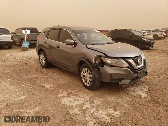 2017 Nissan Rogue S with VIN KNMAT2MV1HP547083, listed as a Copart auction lot 48884655 with 118,387 mi miles and Salvage Title. Bid and sale history available at carsss.com. Image 12.