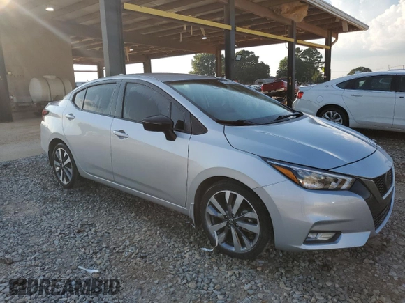 2021 Nissan Versa SR with VIN 3N1CN8FV5ML807402, listed as a Copart auction lot 61392685 with 62,671 mi miles and Salvage title. Bid and sale history available at DreamBid. Image 4.