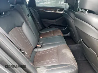 2018 Genesis G80 Sport with VIN KMHGN4JB0JU255874, listed as a Copart auction lot 54160365 with 97,440 mi miles and Salvage title. Bid and sale history available at DreamBid. Image 10.