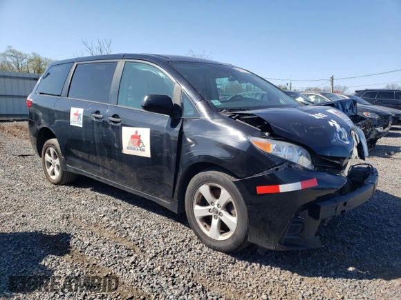 2019 Toyota Sienna L with VIN 5TDZZ3DC3KS012002, listed as a Copart auction lot 53490415 with 140,226 mi miles and Clean Title. Bid and sale history available at carsss.com. Image 4.