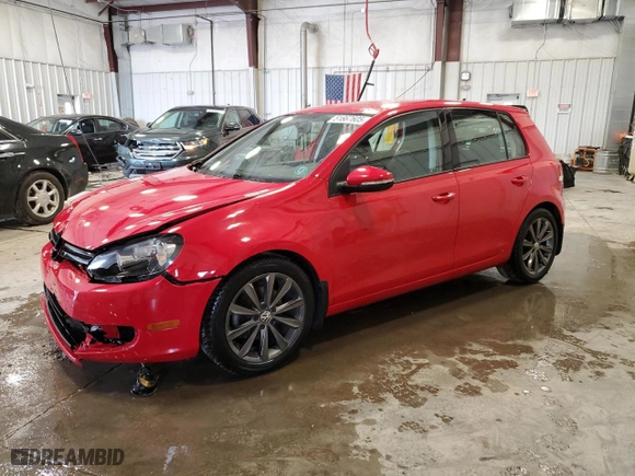 2013 Volkswagen Golf TDI w/Sunroof & Nav with VIN WVWNM7AJ0DW129899, listed as a Copart auction lot 51667605 with 92,304 mi miles and Clean Title. Bid and sale history available at carsss.com. Image 1.