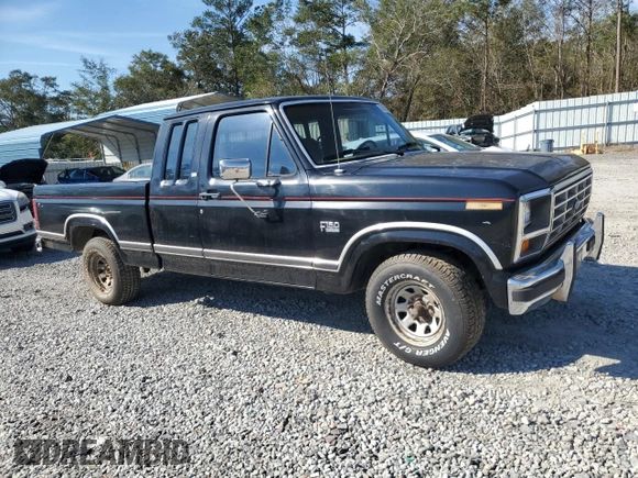 1986 Ford F-150 with VIN 1FTEX15H7GKB33715, listed as a Copart auction lot 80618824 with 11,052 mi miles and Salvage Title. Bid and sale history available at carsss.com. Image 4.