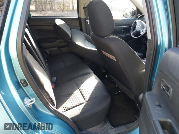 2012 Mitsubishi Outlander Sport SE with VIN JA4AP4AU7CZ005523, listed as a IAAI auction lot 41499056 with 108,342 mi miles. Bid and sale history available at carsss.com. Image 8.