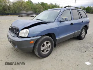 2003 Hyundai Santa Fe GLS z VIN KM8SC13D83U349467, wystawiony jako Copart lot #53288825 z przebiegiem 91 637 mil mil oraz Szkoda całkowita • Salvage title. Historia ofert i sprzedaży dostępna na DreamBid. Obrazek 1.