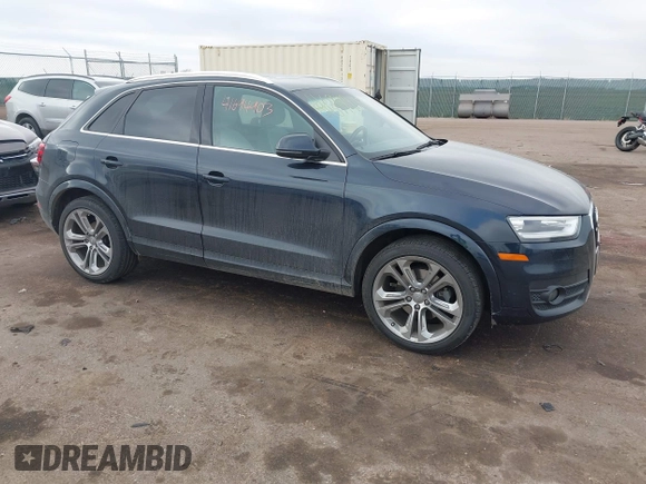 2015 Audi Q3 Prestige with VIN WA1GFCFS5FR009590, listed as a IAAI auction lot 41694903 with 164,193 mi miles and . Bid and sale history available at DreamBid. Image 1.