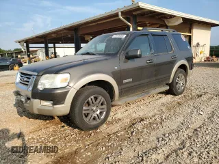 2008 Ford Explorer Eddie Bauer with VIN 1FMEU74818UA63529, listed as a Copart auction lot 57975305 with 385,243 mi miles and Salvage title. Bid and sale history available at DreamBid. Image 1.