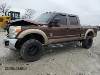 2011 Ford F-350 XL with VIN 1FT8W3BT8BEA46045, listed as a Copart auction lot 85193514 with 220,843 mi miles and Salvage Title. Bid and sale history available at DreamBid. Image 1.